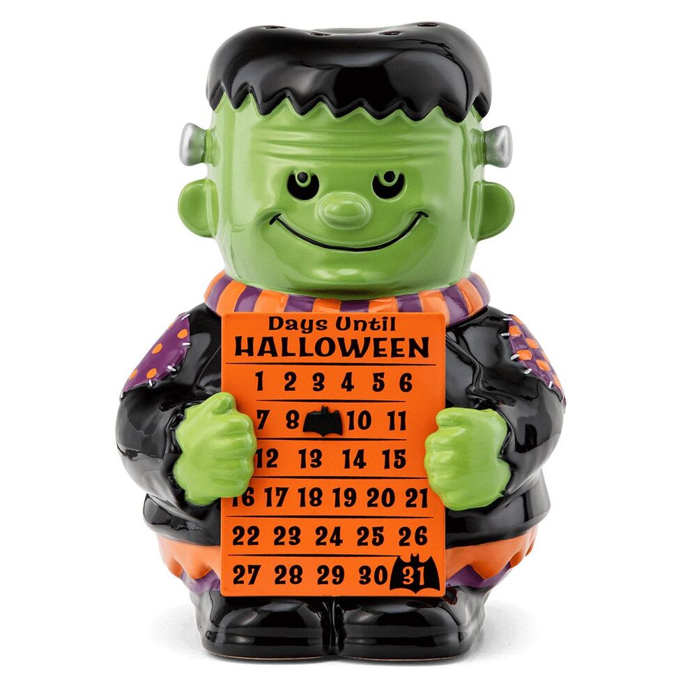 NEW Scentsy Countdown to Halloween Frankenstein Scented Wax Warmer Retired Box